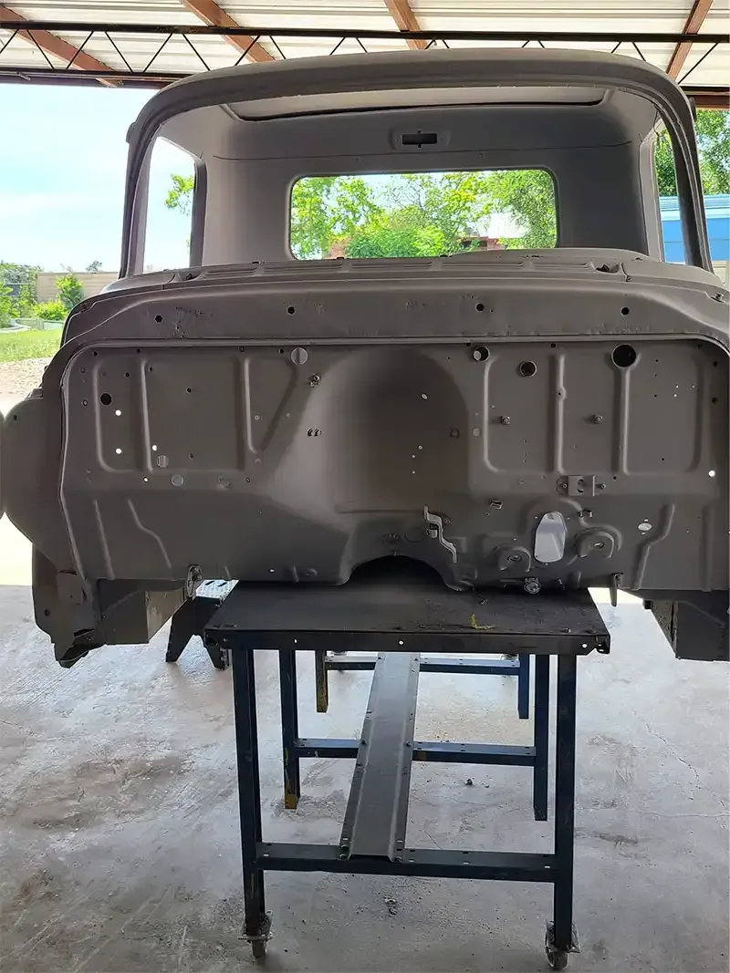 Industrial sandblasting project